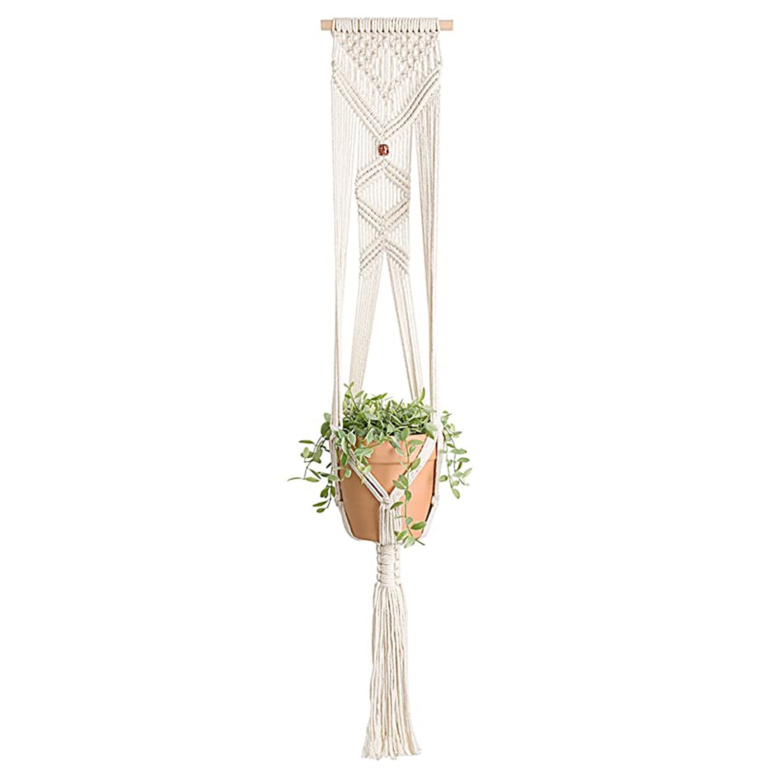 handmade macrame bohemian hanging indoor outdoor planters manufacturer, Supplier and exporter
