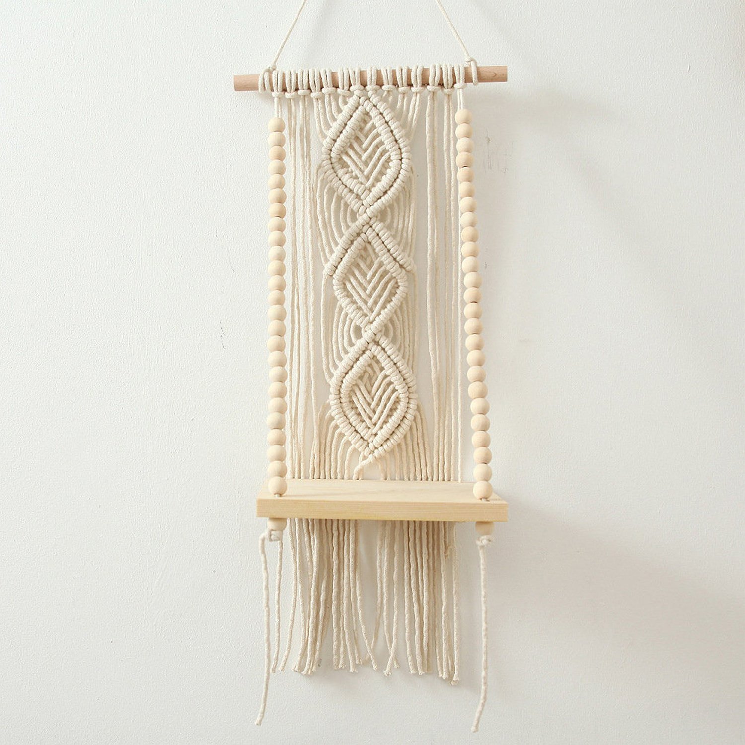handmade macrame wall hanging shelf manufacturer, exporter and supplier